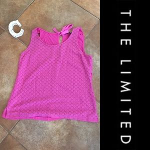 The Limited Pink Lace Top Sz L